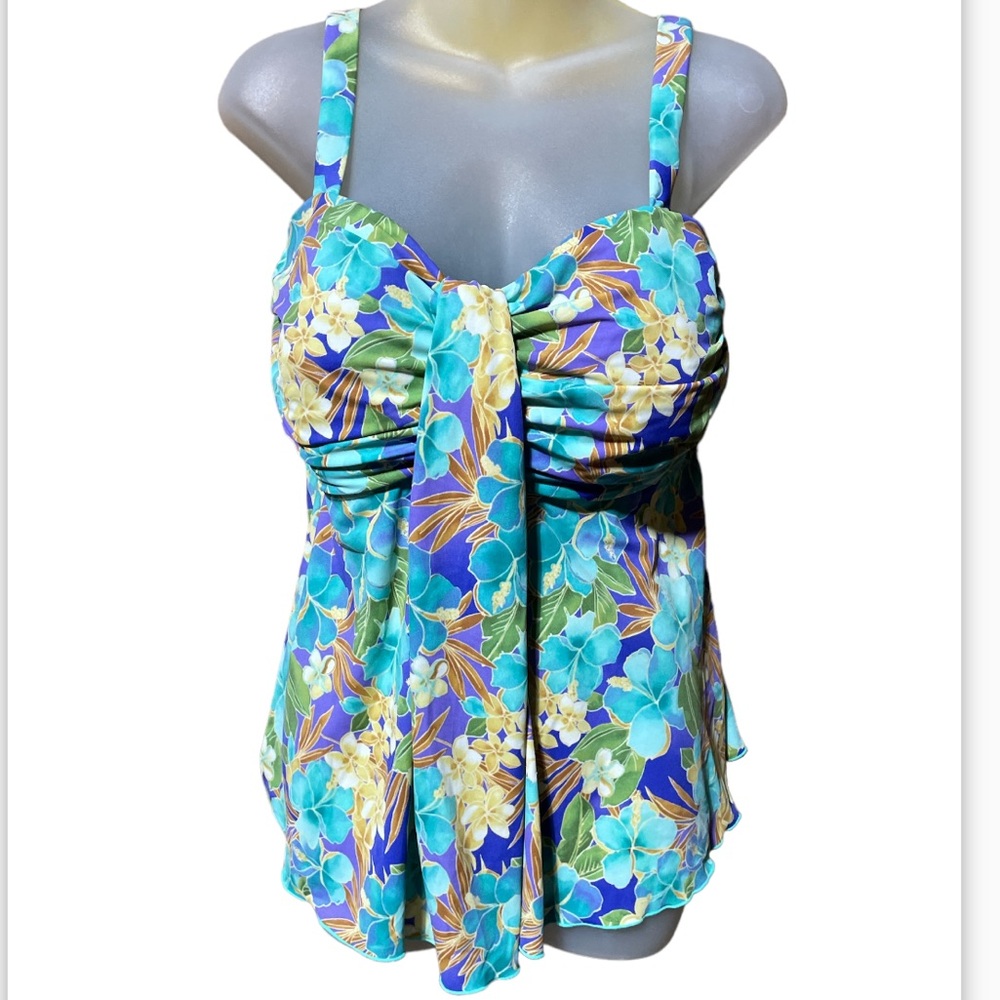 Shore Fit women’s tankini swim top size 18 plus size swimwear